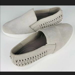 Michael Kors Womens Woven Gray Suede Slip Ons!!!